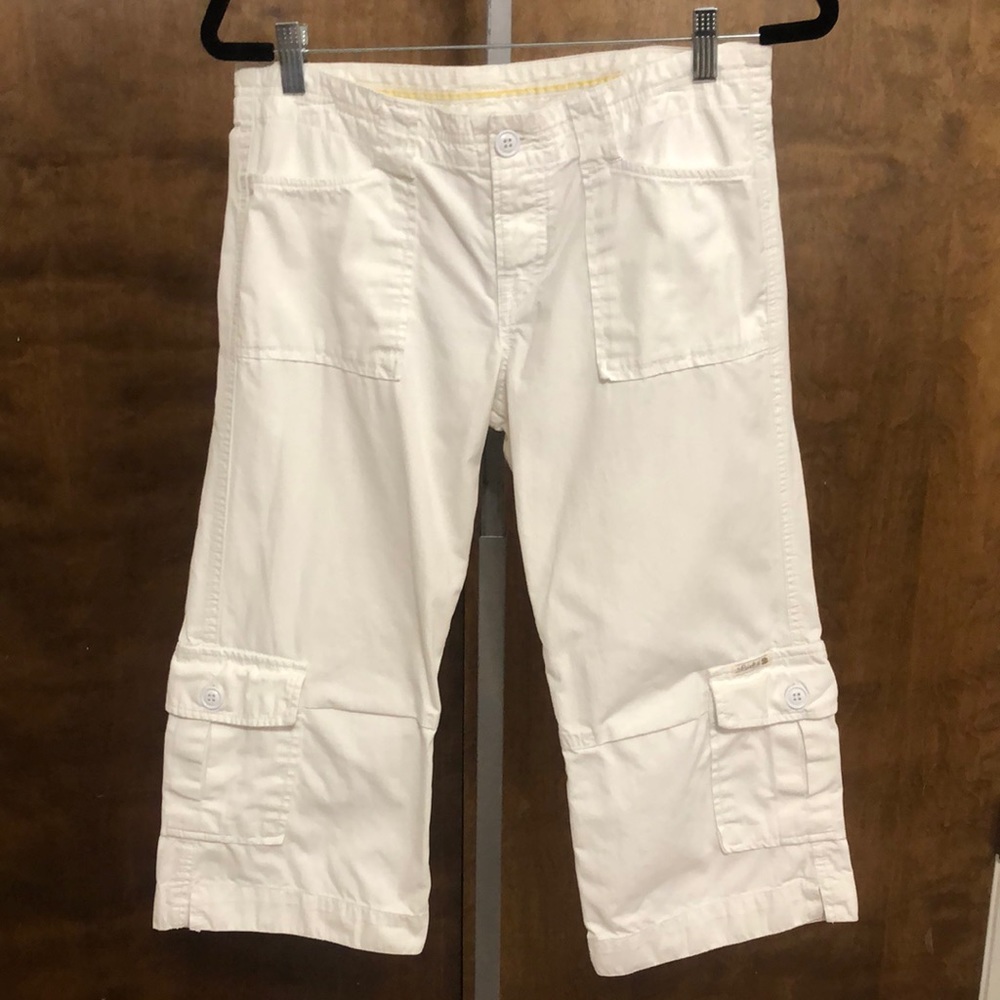 Lucky Brand Lucky You White Cargo Pants